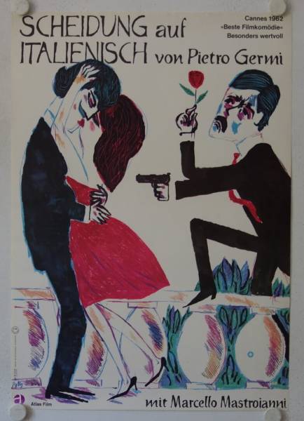 Divorce Italian Style original release german movie poster